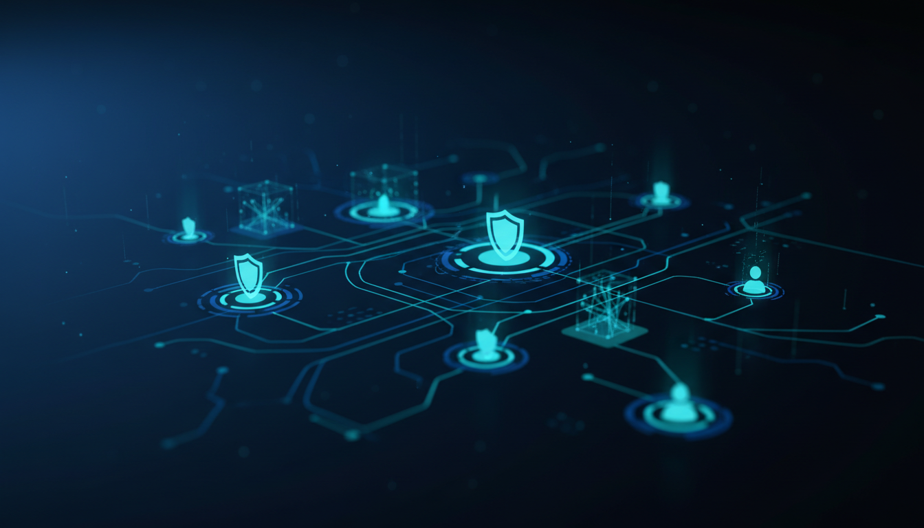 Cyber Security Network Background